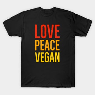 Love Peace Vegan T-Shirt